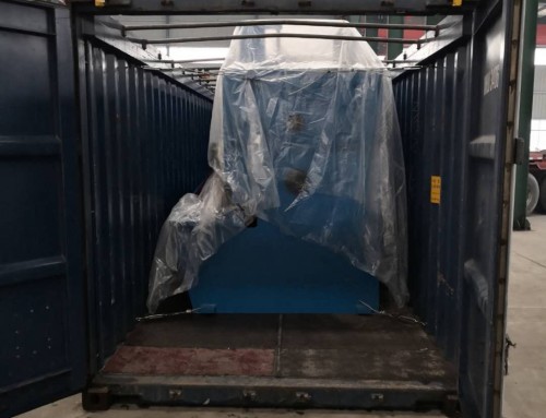 8 meter  guillotine shear, shipped to India, April 19th